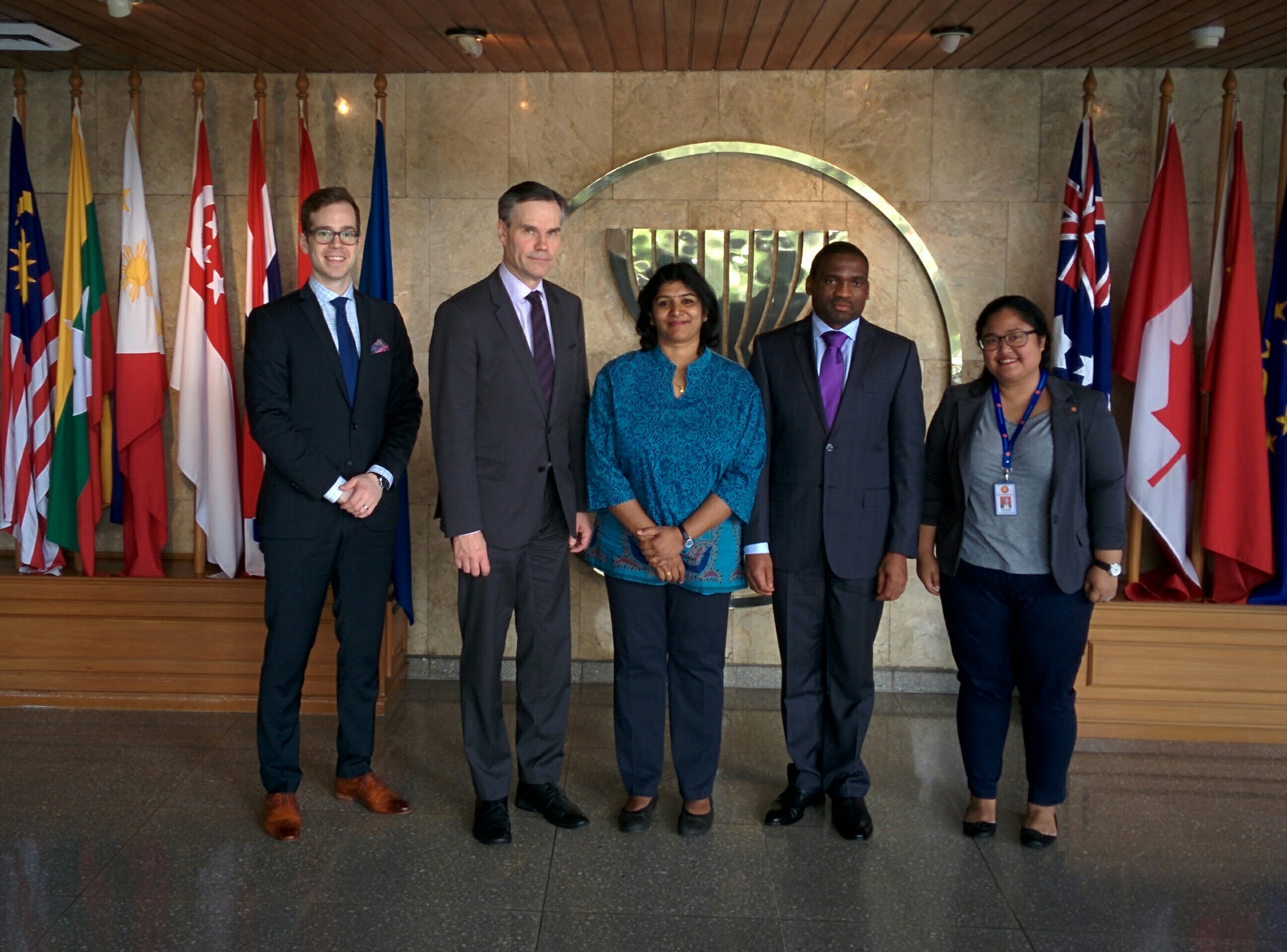 Meeting with Ms. Mala Selvaraju, Assitant Director of Political and Security ASEAN Secretariat, Jakarta, Indonesia (17 March 2017)